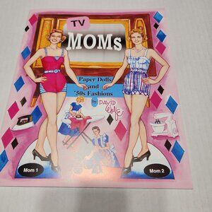 VINTAGE UNCUT TV MOMS PAPER DOLLS~8 PAGES CLOTHING~2008